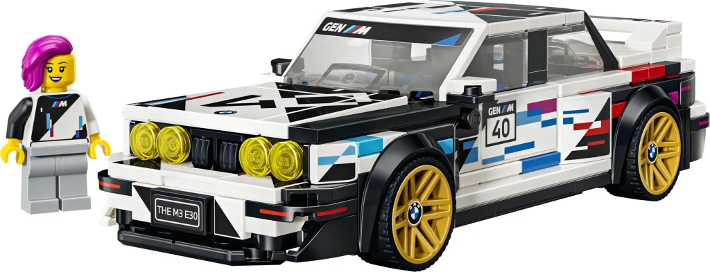 LEGO 77263 - Recenzie LEGO 77263 BMW M3 (E30): O legendă retro pe patru roți