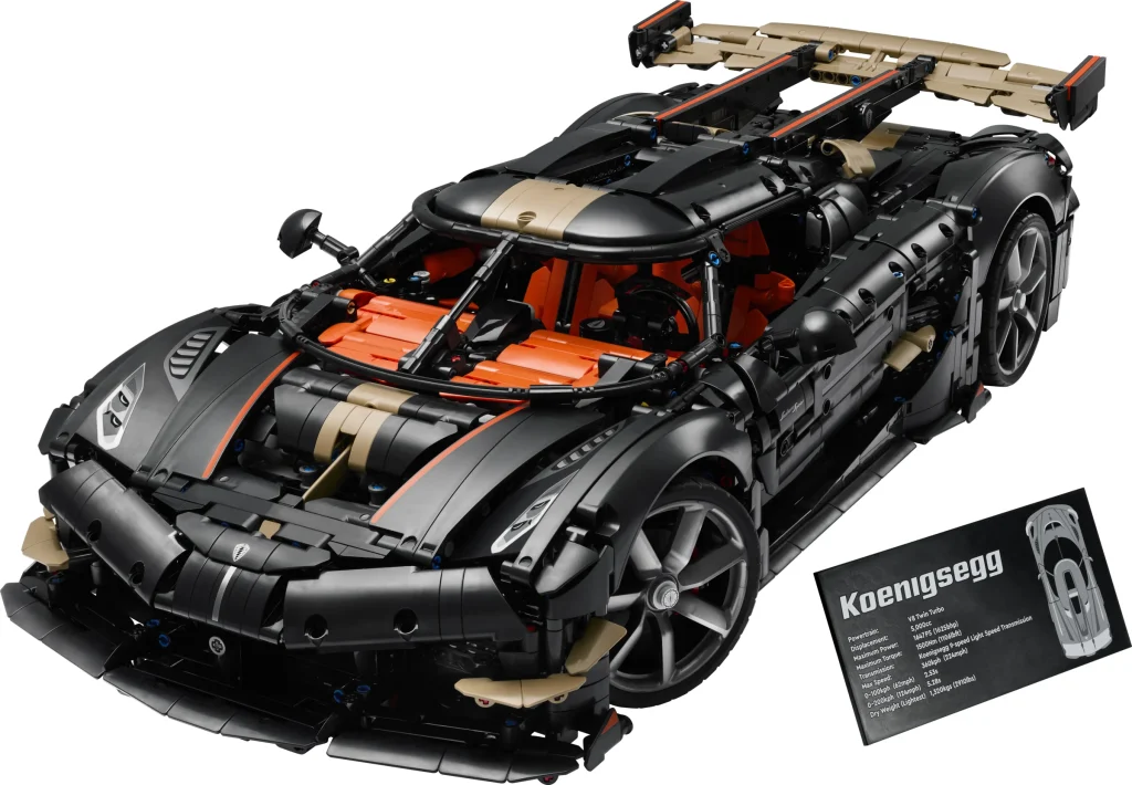 LEGO 42232 - Recenzie LEGO 42232 Koenigsegg Sadair's Spear Megacar: A șasea capodoperă din seria Ultimate