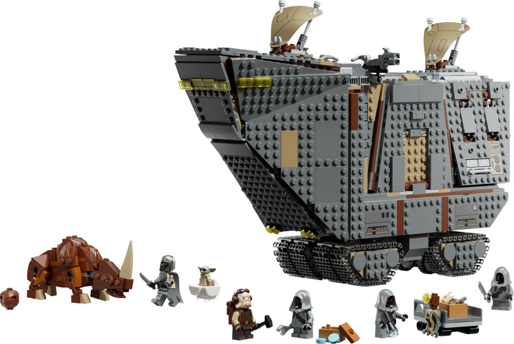 LEGO 75453 - Setul LEGO 75453 Sandcrawler Offworld și Mudhorn din The Mandalorian