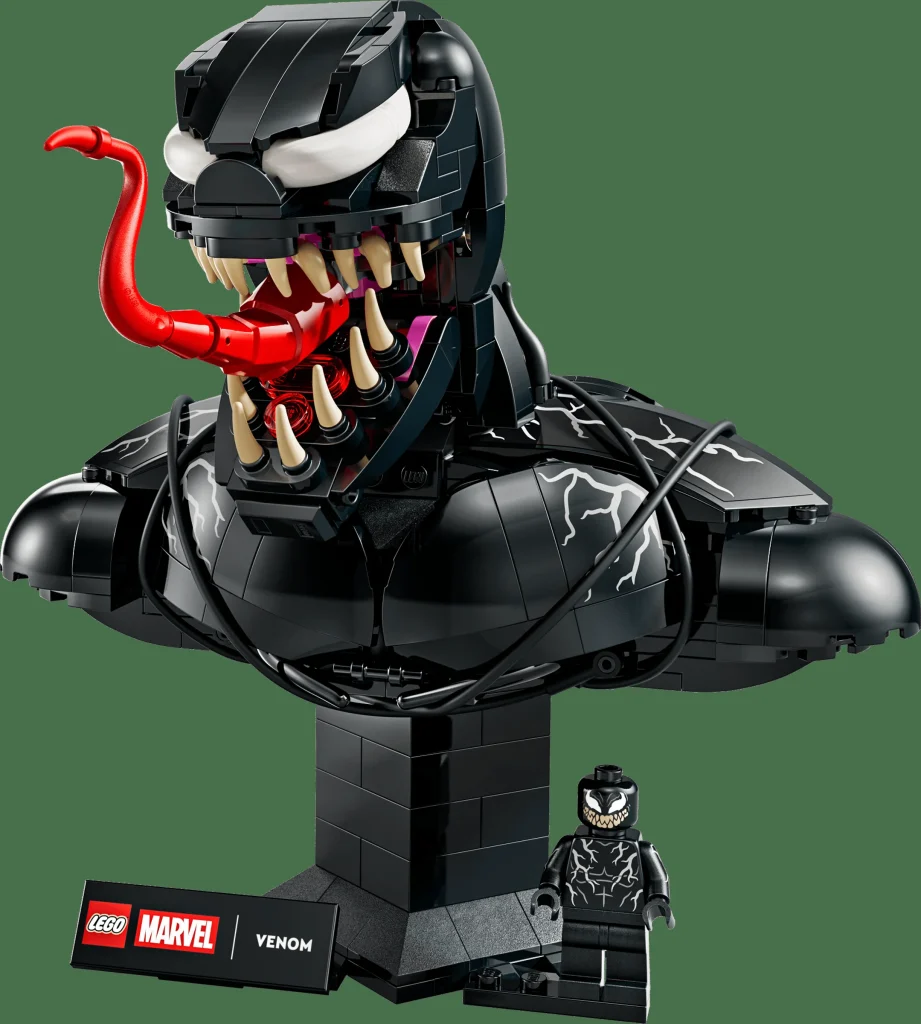 LEGO 76356 - Recenzie LEGO 76356 Bust Venom: Simbiotul suprem din filmele Sony
