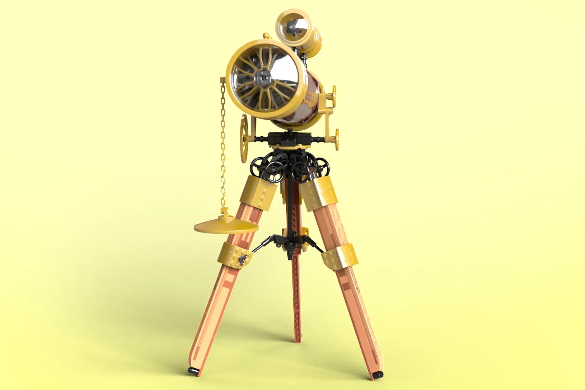 O privire către stele: Modelul Functional Vintage Telescope a atins pragul de 10.000 de susținători pe platforma LEGO Ideas