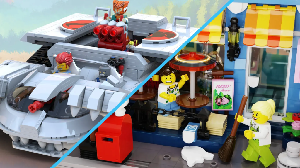 Proiectele ThunderCats Ho! și Milk and Cheese Shop ating pragul de 10.000 de susținători pe LEGO Ideas