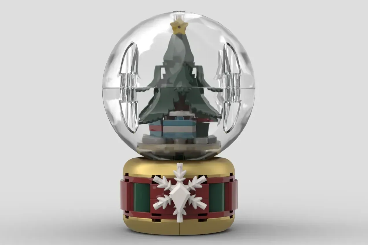 Magia sărbătorilor în miniatură: Proiectul Christmas Snow Globe Collection atinge 10.000 de voturi pe LEGO Ideas