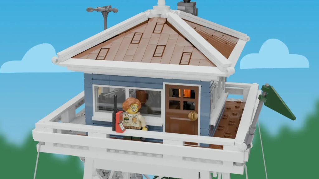 De veghe deasupra pădurii: Proiectul Fire Lookout Tower atinge pragul de 10.000 de voturi pe LEGO Ideas