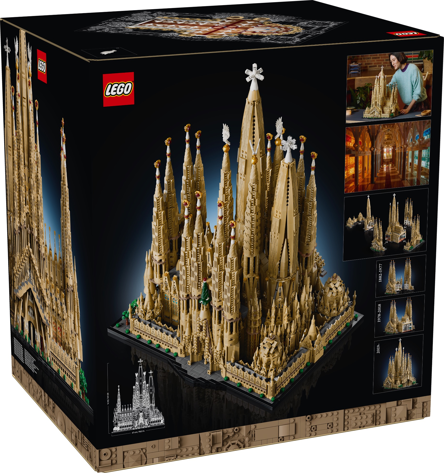 LEGO lansează cel mai mare set din istorie: Monumentala Sagrada Família (21065) redefinește limitele construcției