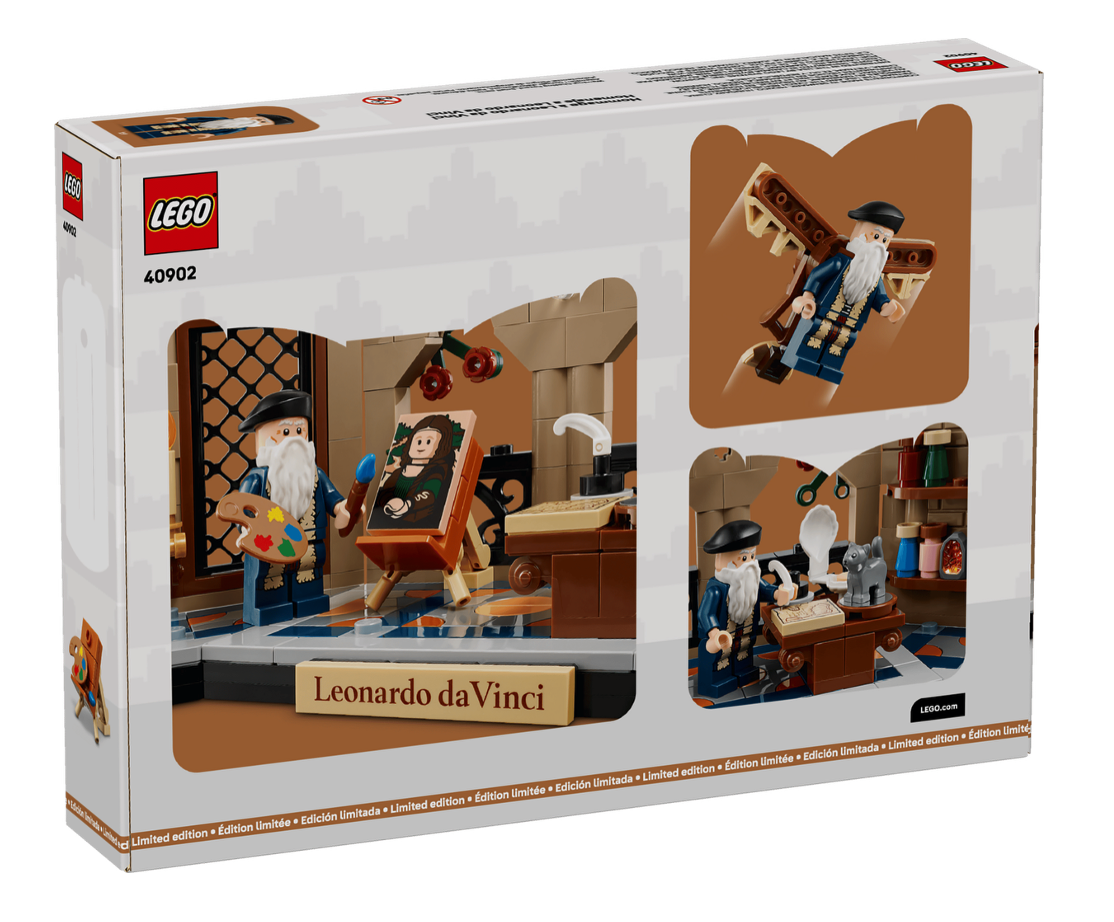 LEGO lansează setul 40902 Tribute to Leonardo da Vinci: Ofertă cu puncte duble și un cadou istoric pentru fanii din România