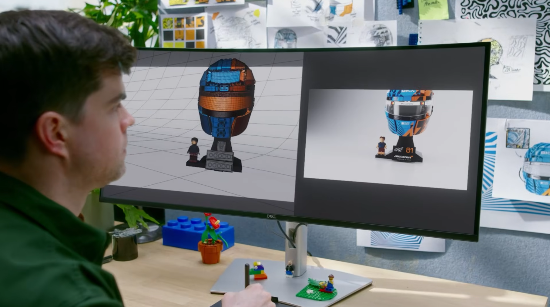 Detalii despre procesul creativ al noilor căști McLaren F1 din gama LEGO Editions: O colaborare unică cu Lando Norris și Oscar Piastri