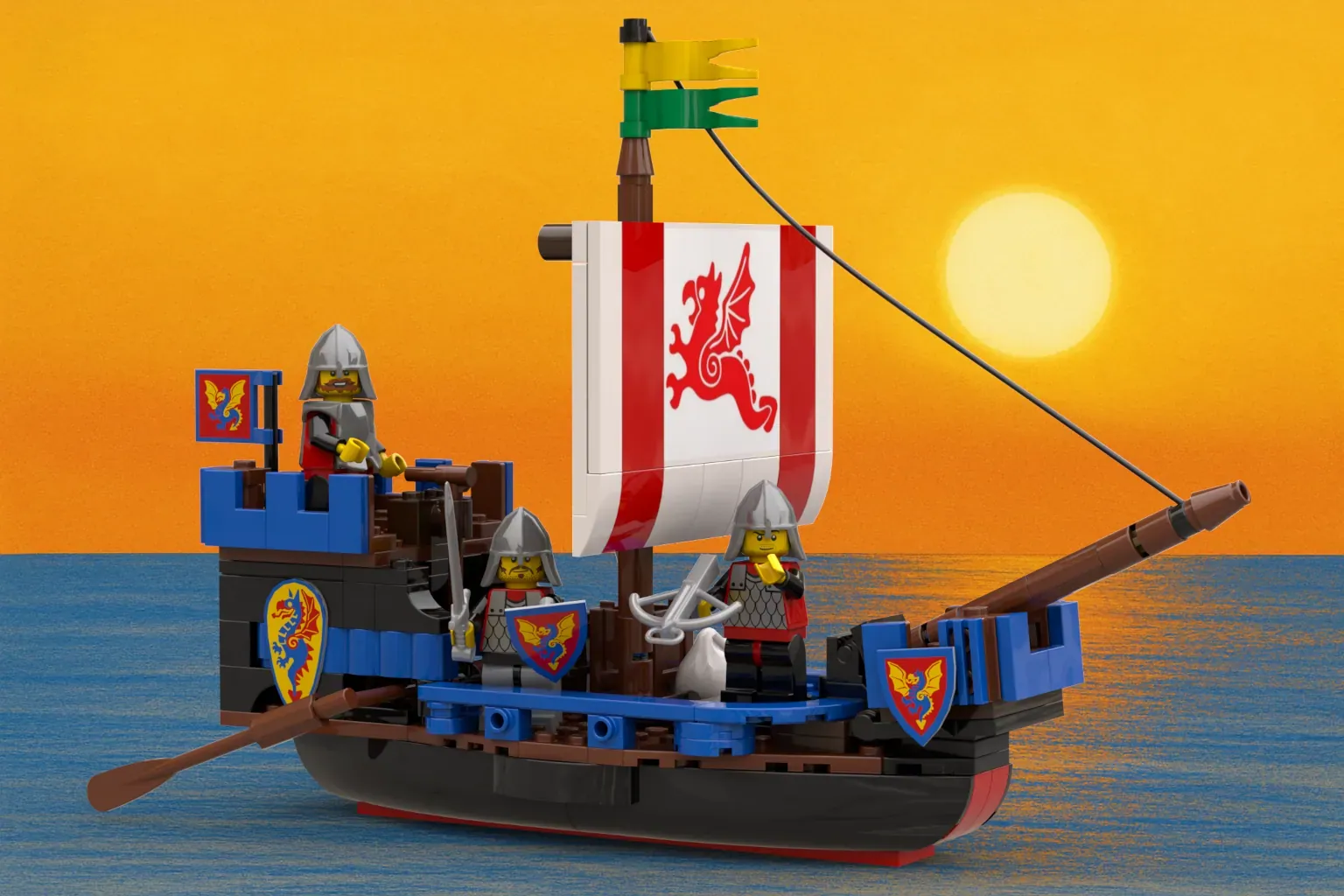 Detalii noi despre mult așteptatul LEGO Ideas Sea Serpent: O călătorie nostalgică în universul Castle