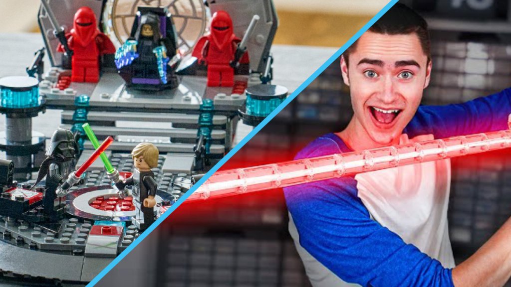Sabie laser LEGO funcțională creată cu noul sistem SMART Play: O inovație tehnologică cu un preț galactic