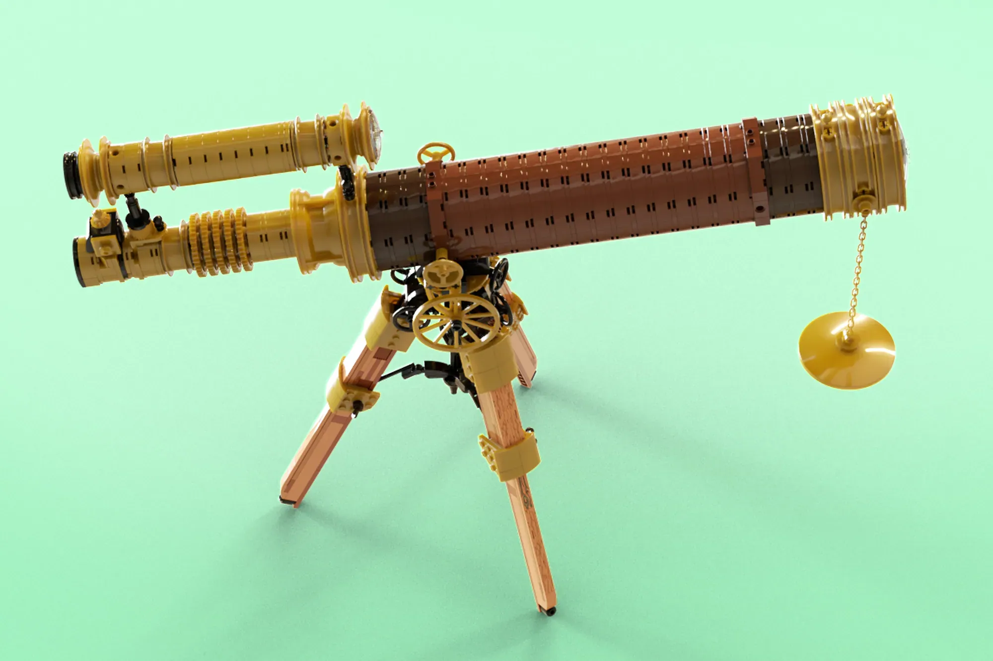 O privire către stele: Modelul Functional Vintage Telescope a atins pragul de 10.000 de susținători pe platforma LEGO Ideas