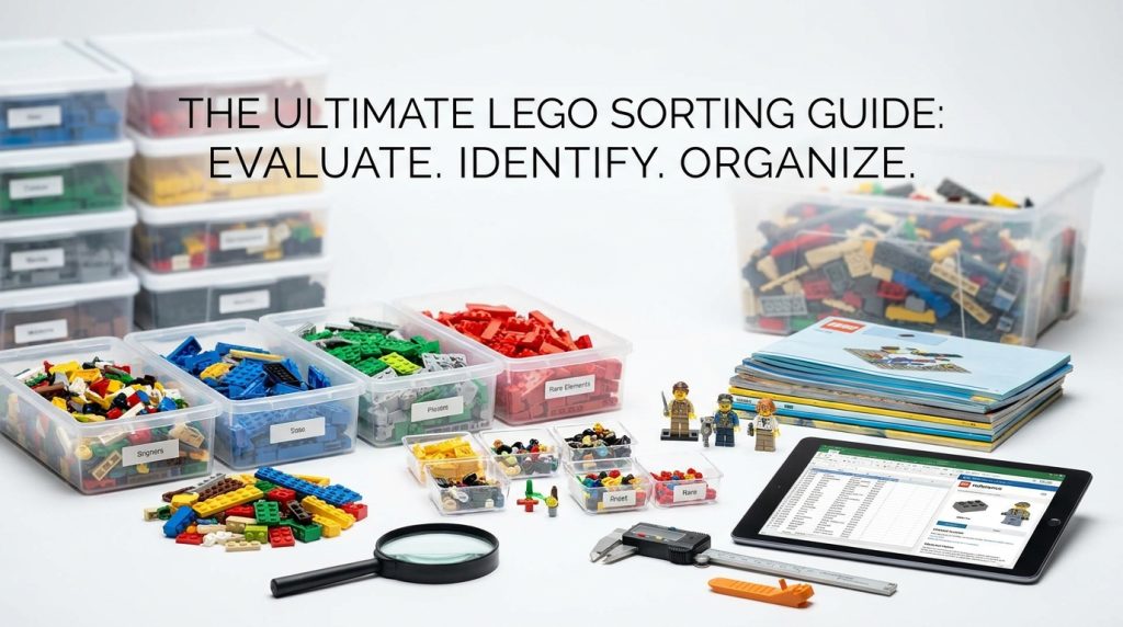 Ghid complet pentru evaluarea și organizarea colecțiilor masive de LEGO la vrac