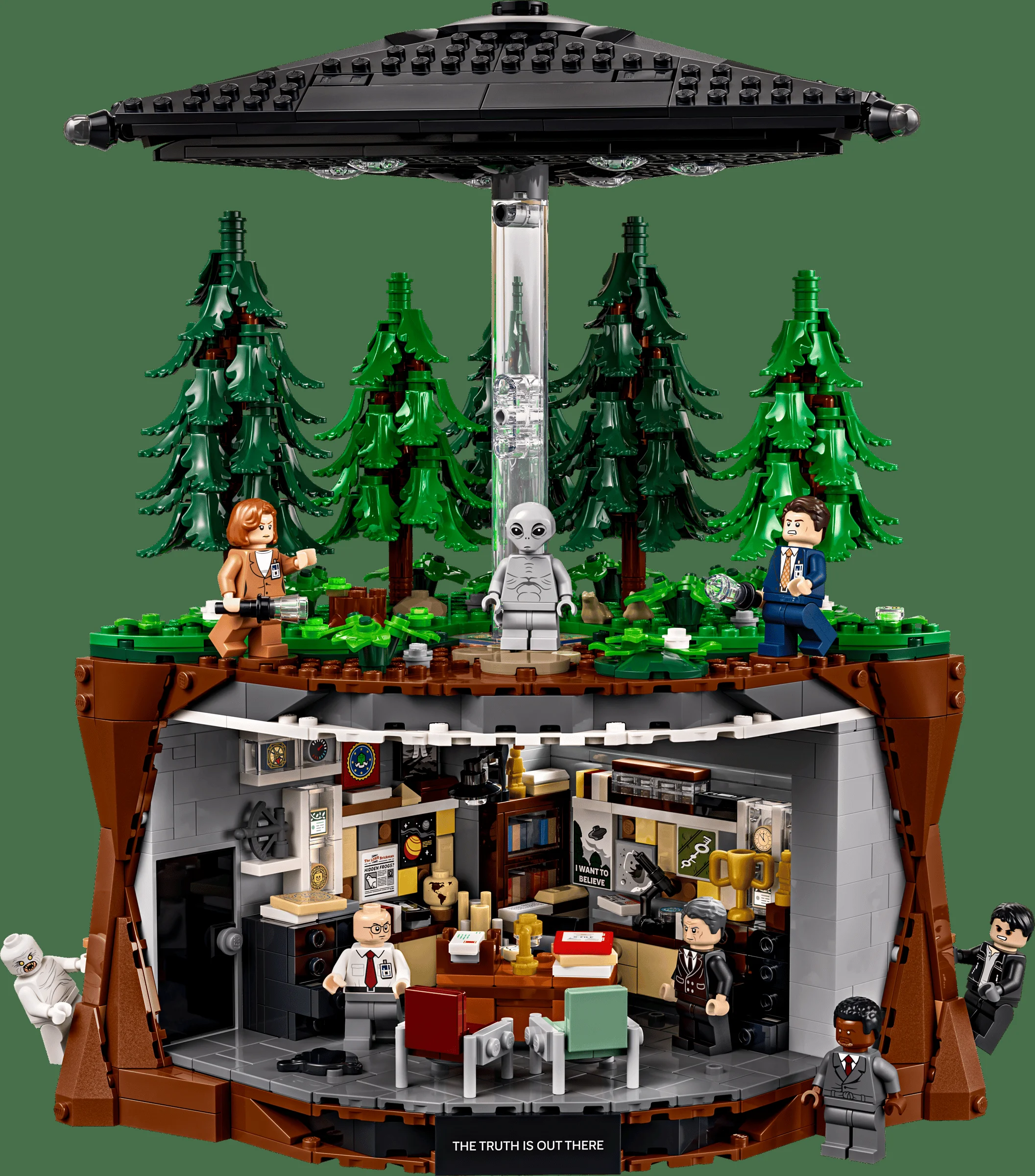 LEGO 21369 - LEGO Ideas 21369 The X-Files: Misterul Prinde Viață în Cărămizi