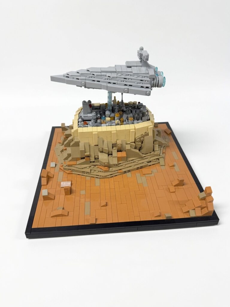 Forța detaliilor minuscule: Universul Star Wars recreat la scară micro de un maestru al construcțiilor LEGO