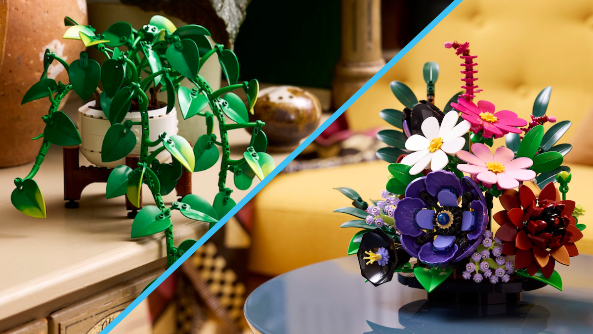 LEGO anunță extinderea colecției Botanicals: Noi detalii despre Hanging Golden Pothos și Dark Flower Arrangement