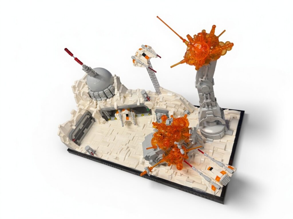 Forța detaliilor minuscule: Universul Star Wars recreat la scară micro de un maestru al construcțiilor LEGO