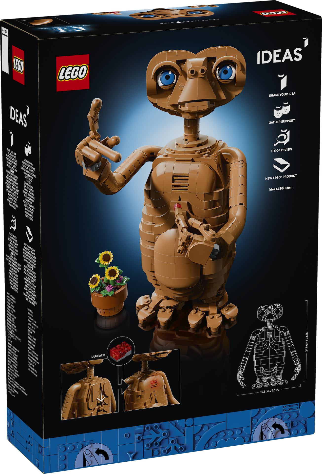 LEGO anunță oficial 21370 E.T. the Extra-Terrestrial: O călătorie nostalgică în inima cinematografiei anilor '80