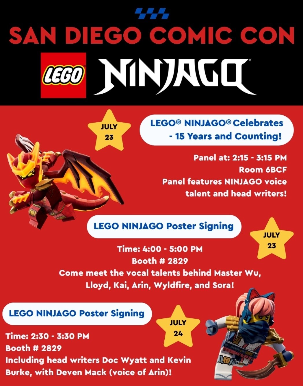 LEGO la San Diego Comic Con 2026: Detalii despre viitorul Ninjago și dezvăluirea LEGO Ideas The X-Files