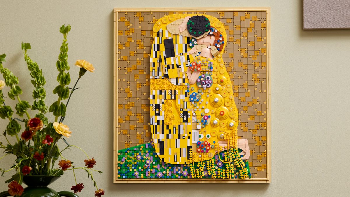 LEGO anunță 31221 Gustav Klimt – The Kiss: Cea mai mare capodoperă din gama LEGO Art