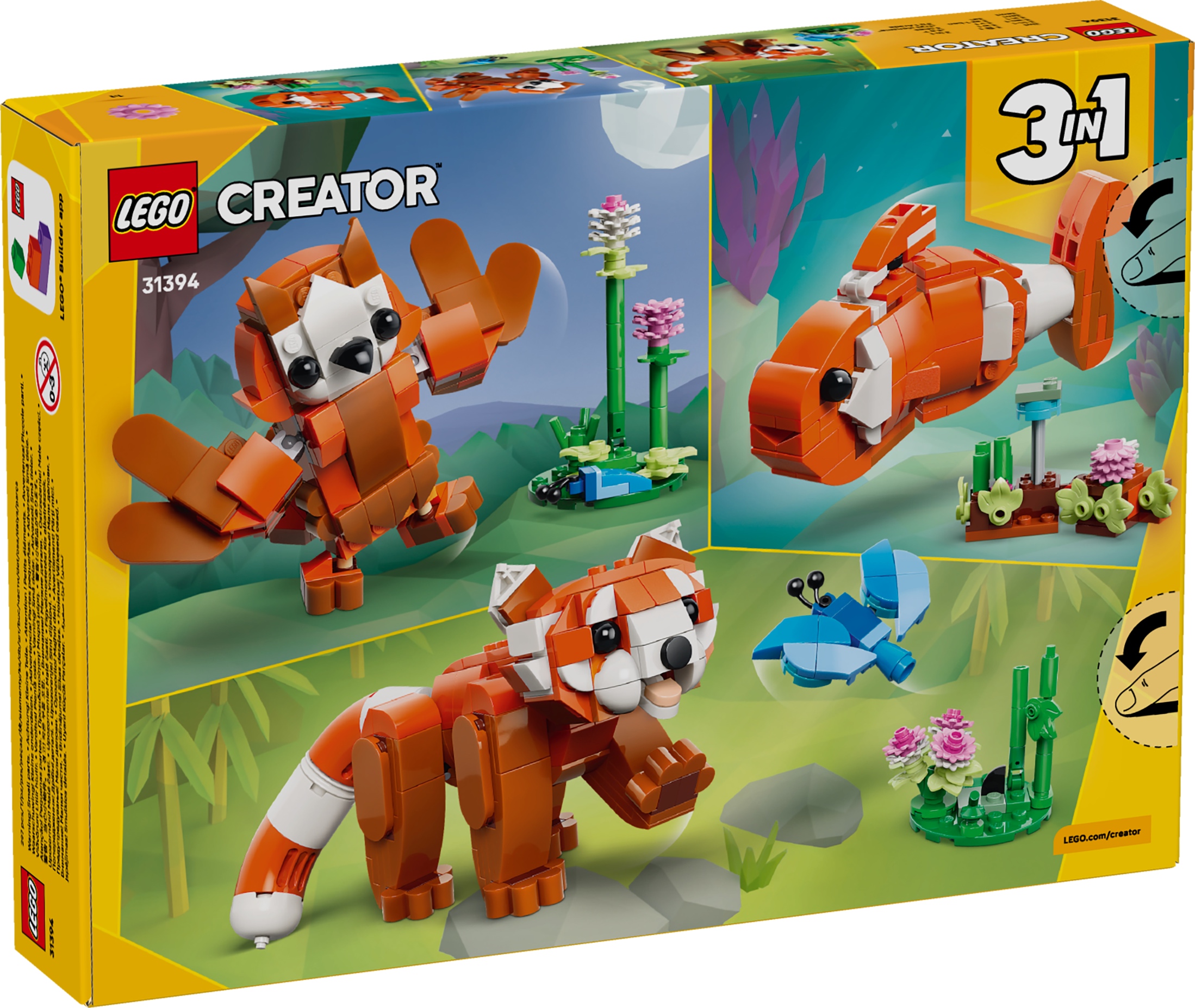 LEGO anunță noul set Creator 3-in-1 Red Panda și dezvăluie gama spectaculoasă pentru 2026