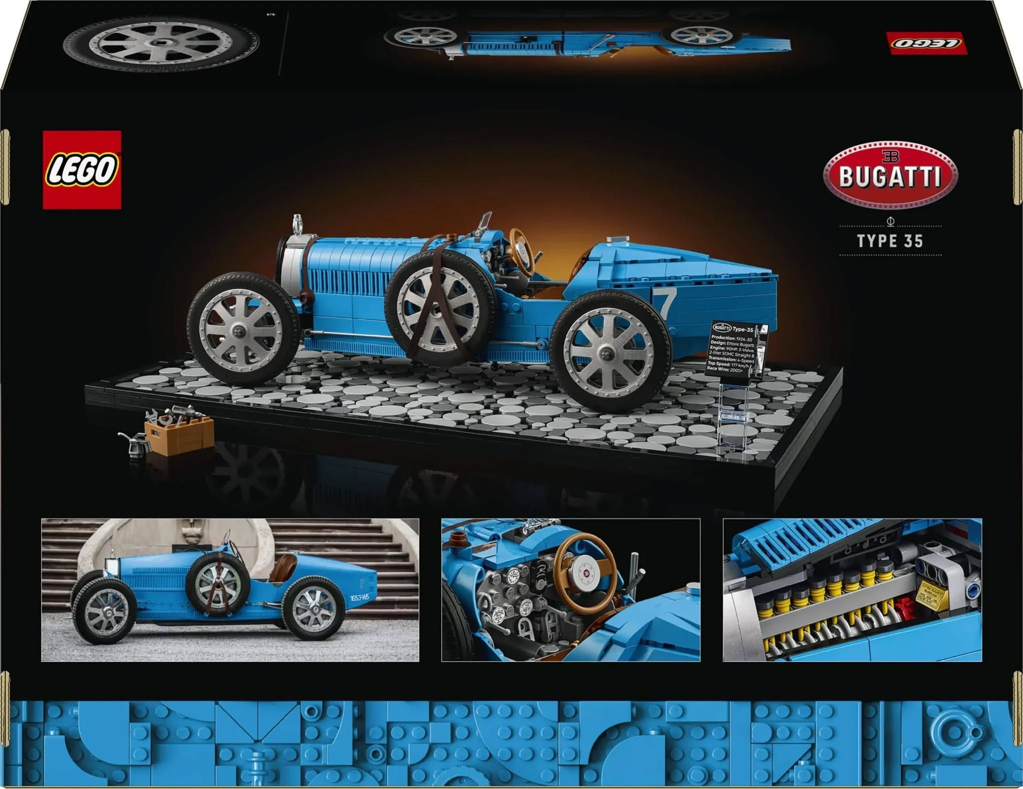 LEGO dezvăluie Bugatti Type 35: O ediție ultra-rară de colecție produsă în doar 250 de exemplare