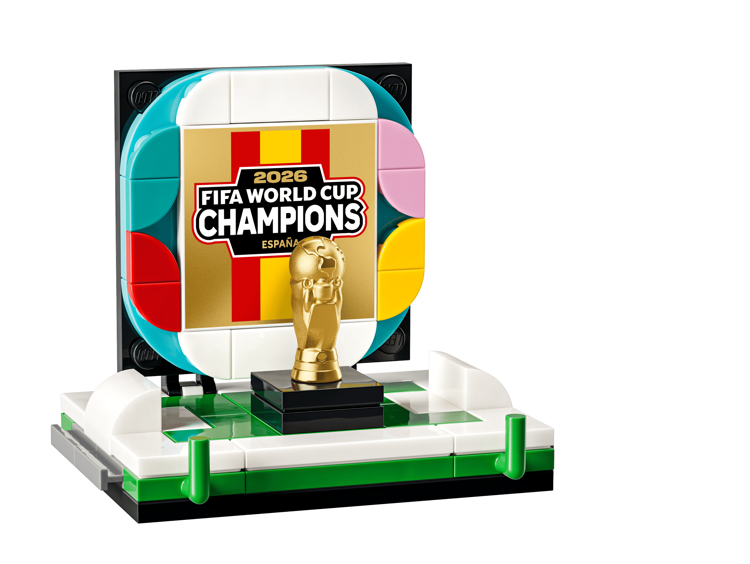 LEGO anunță ediția exclusivă de colecție FIFA World Cup Trophy – Champions Edition pentru a celebra victoria Spaniei