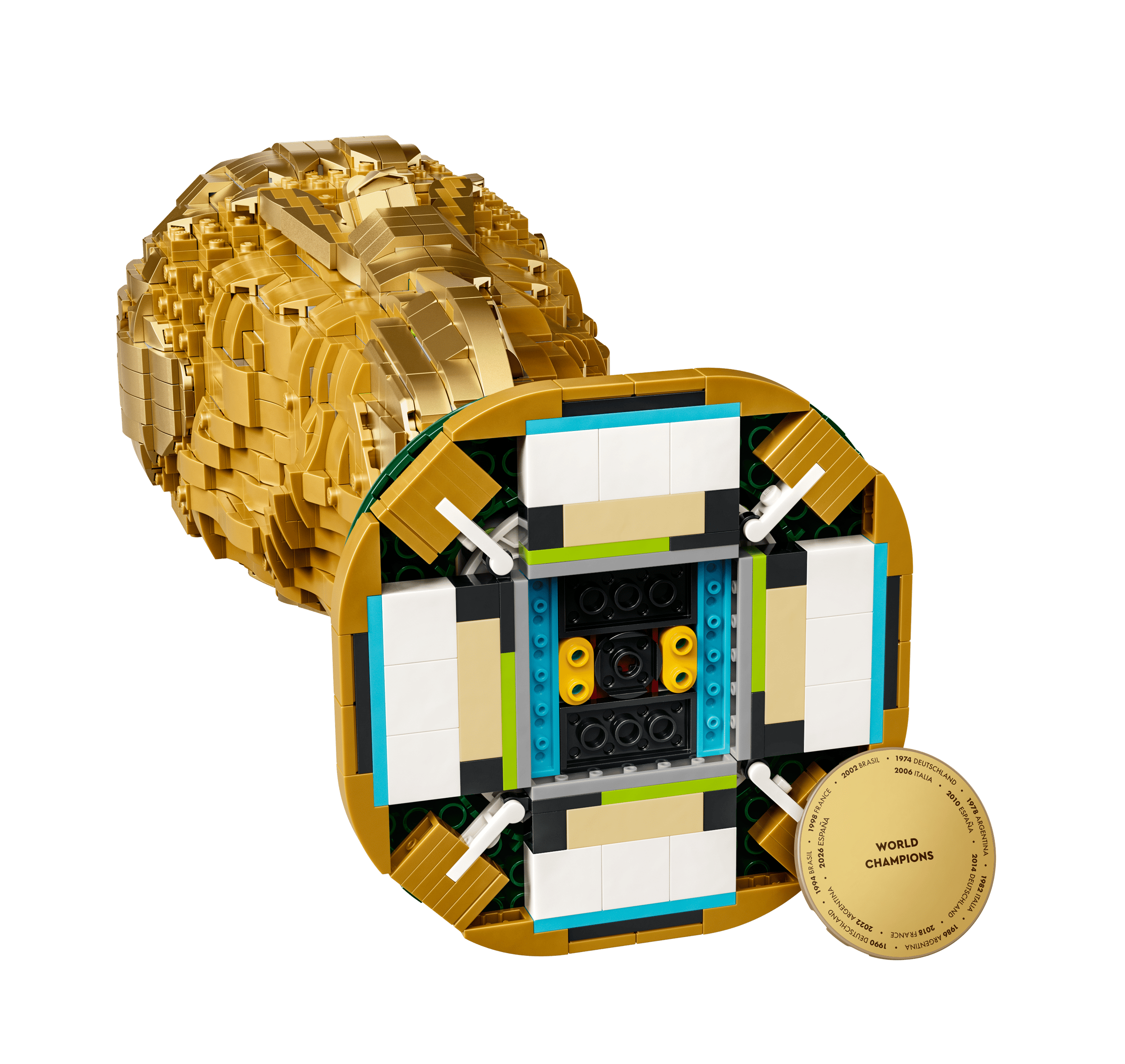 LEGO anunță ediția exclusivă de colecție FIFA World Cup Trophy – Champions Edition pentru a celebra victoria Spaniei