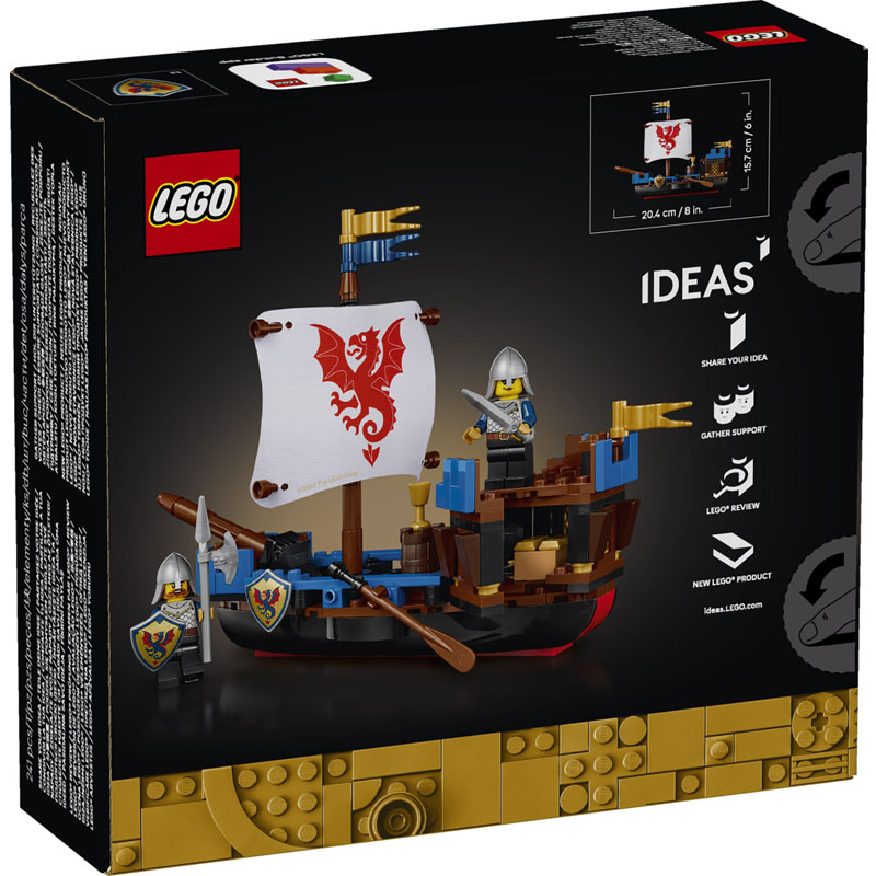 LEGO anunță noul set LEGO Ideas Sea Serpent (40912) – O odă nostalgică pentru fanii seriei clasice