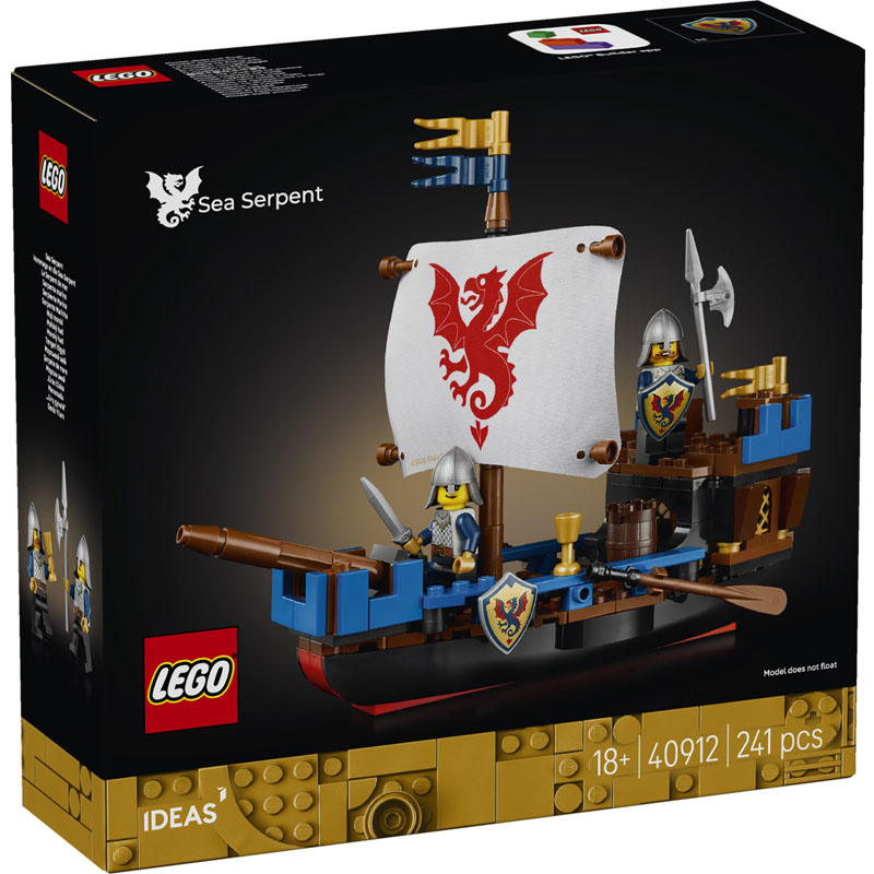 LEGO anunță noul set LEGO Ideas Sea Serpent (40912) – O odă nostalgică pentru fanii seriei clasice