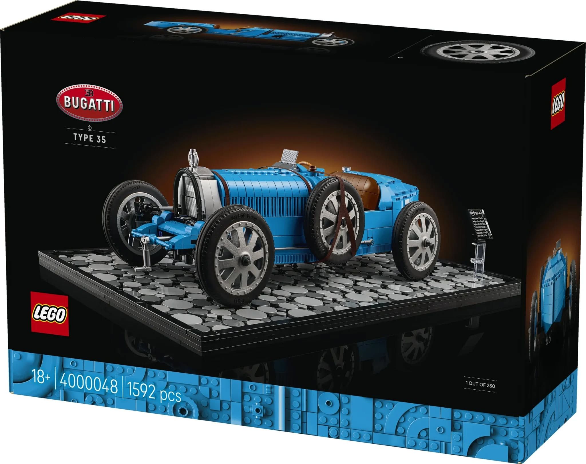 LEGO dezvăluie Bugatti Type 35: O ediție ultra-rară de colecție produsă în doar 250 de exemplare