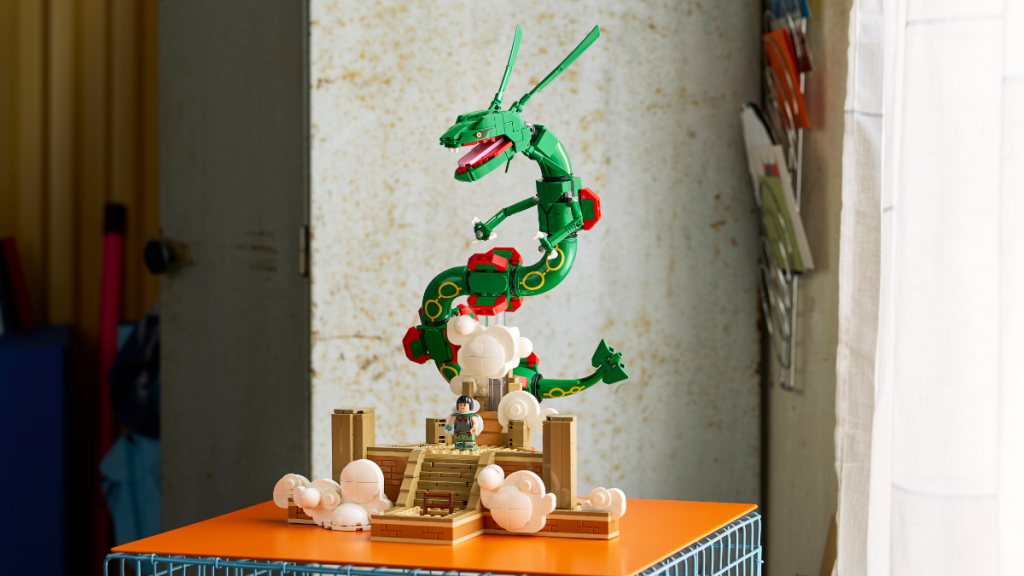 LEGO lansează universul Pokémon: Setul 72168 Rayquaza s-a epuizat în timp record la precomenzi