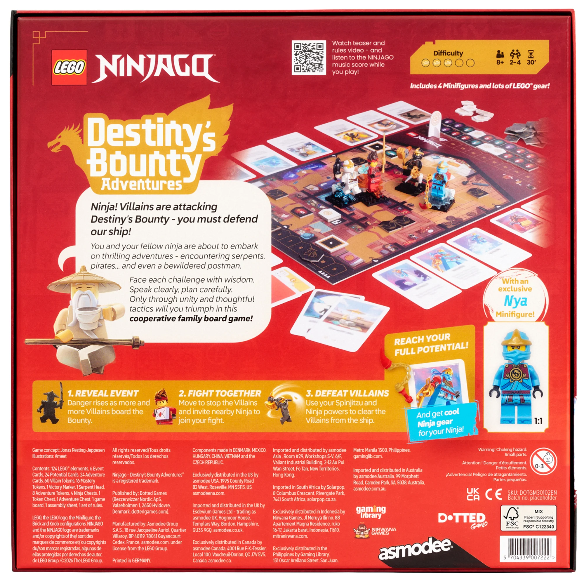 LEGO lansează Destiny’s Bounty Adventures: Un nou joc de societate NINJAGO cu o minifigurină Nya exclusivă
