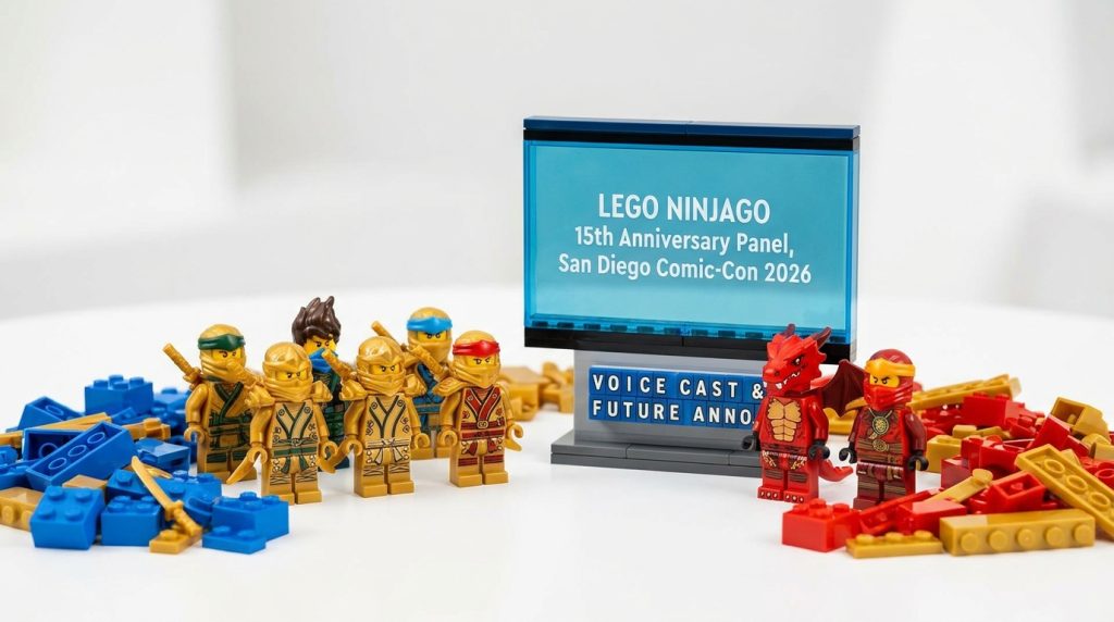 LEGO anunță evenimentul aniversar de 15 ani pentru NINJAGO la San Diego Comic-Con 2026