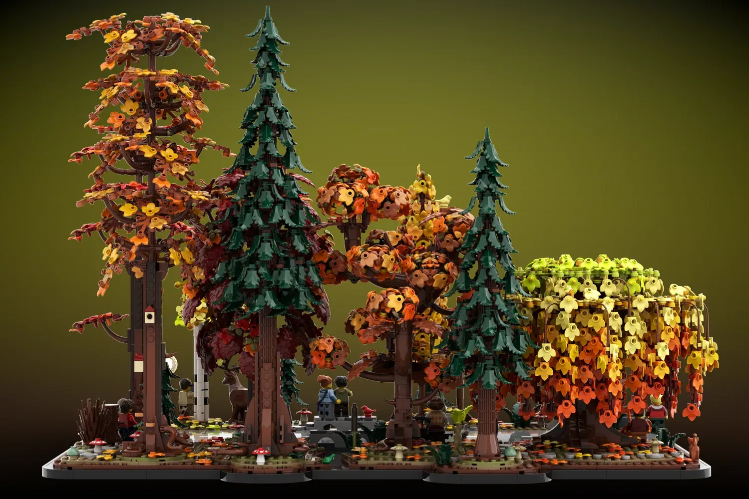LEGO lansează noi provocări pentru fani: Autumn Forest și The Fountain Place ating pragul de 10.000 de voturi