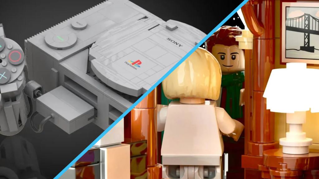 LEGO Ideas: PlayStation 1 și celebra cabană din filmul „The Holiday” ating pragul de 10.000 de voturi