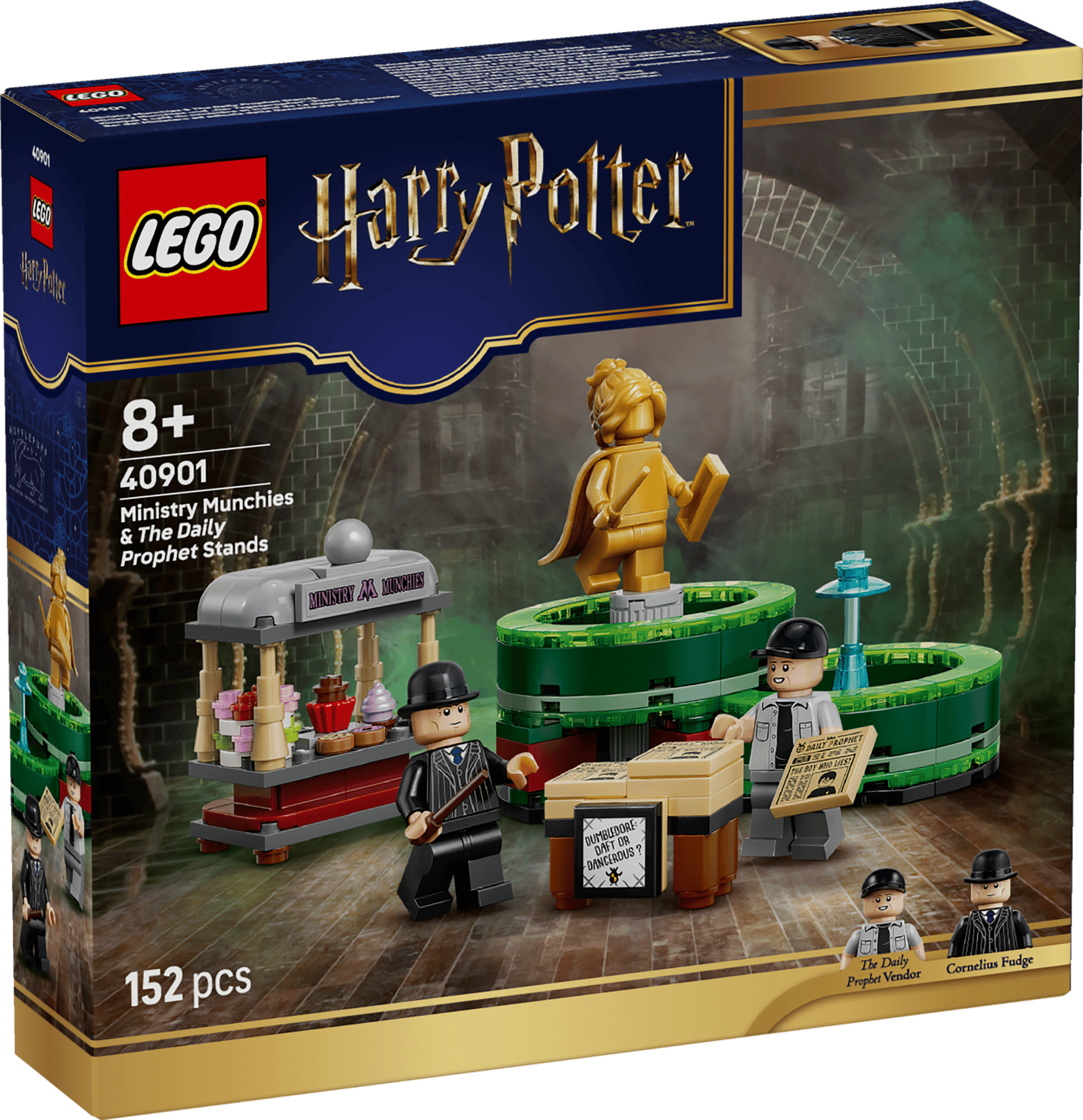 LEGO lansează 40901 Ministry Munchies & The Daily Prophet Stands: O adiție magică pentru fanii Harry Potter