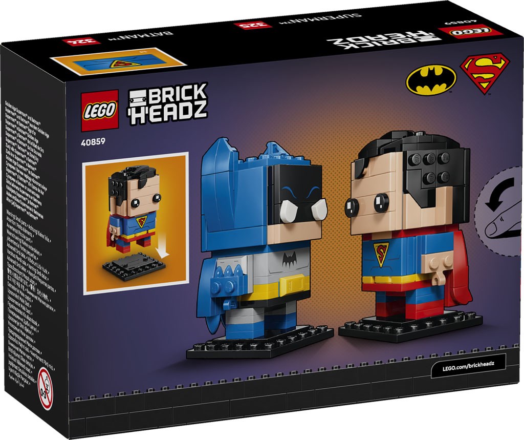 LEGO lansează noi seturi BrickHeadz în septembrie: Golden Age Superman and Batman și Gremlins: Gizmo and Stripe