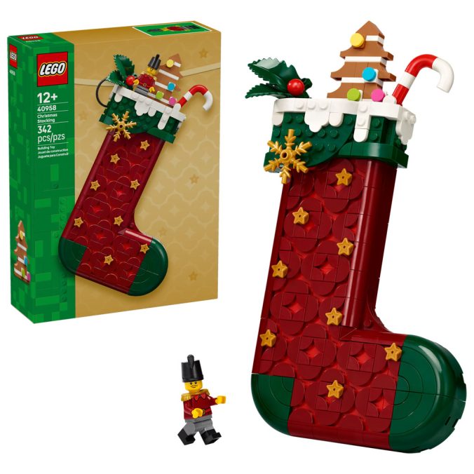 LEGO lansează noul set Christmas Stocking (40958): O decorațiune festivă plină de farmec pentru Crăciun