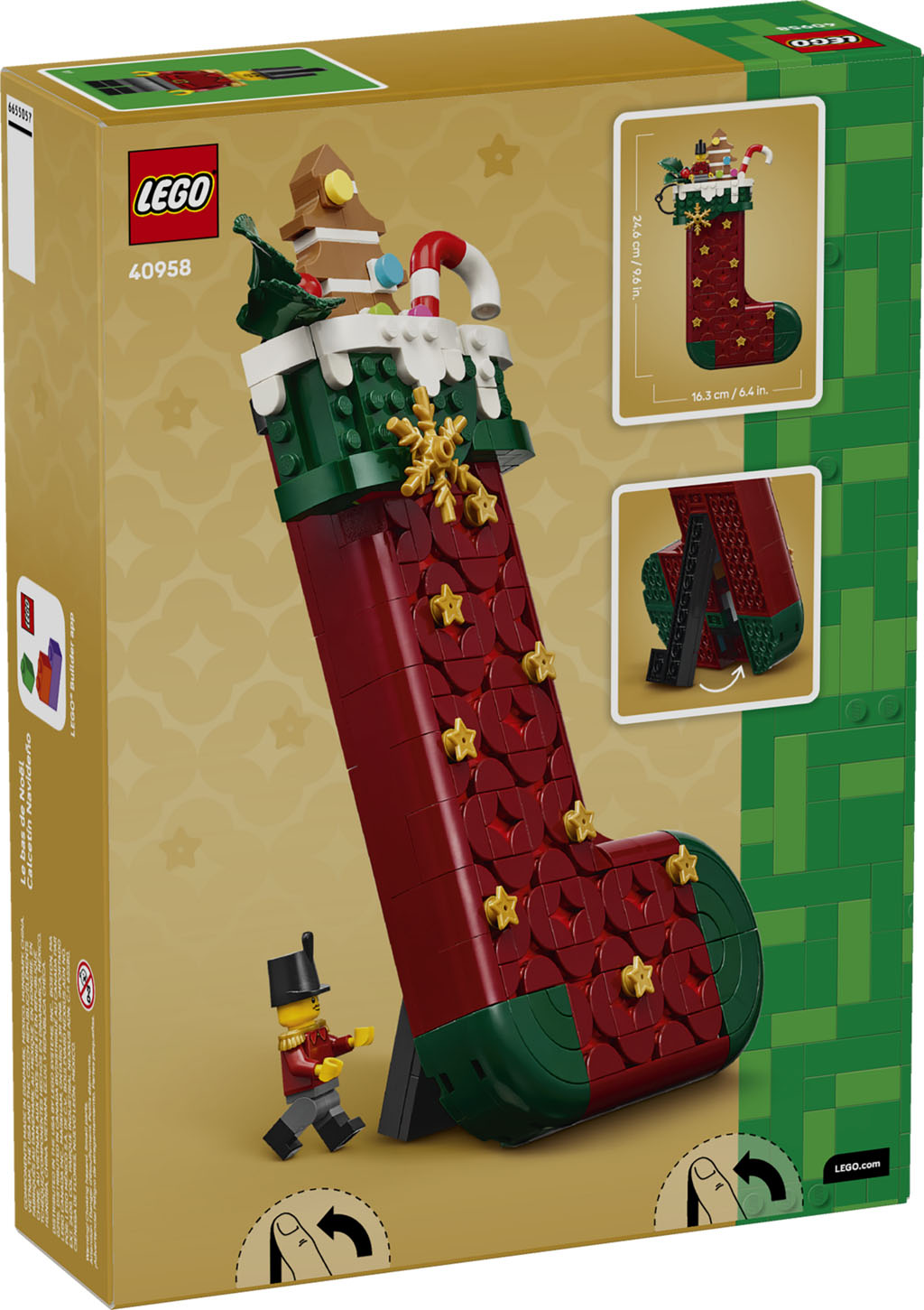 LEGO lansează noul set Christmas Stocking (40958): O decorațiune festivă plină de farmec pentru Crăciun