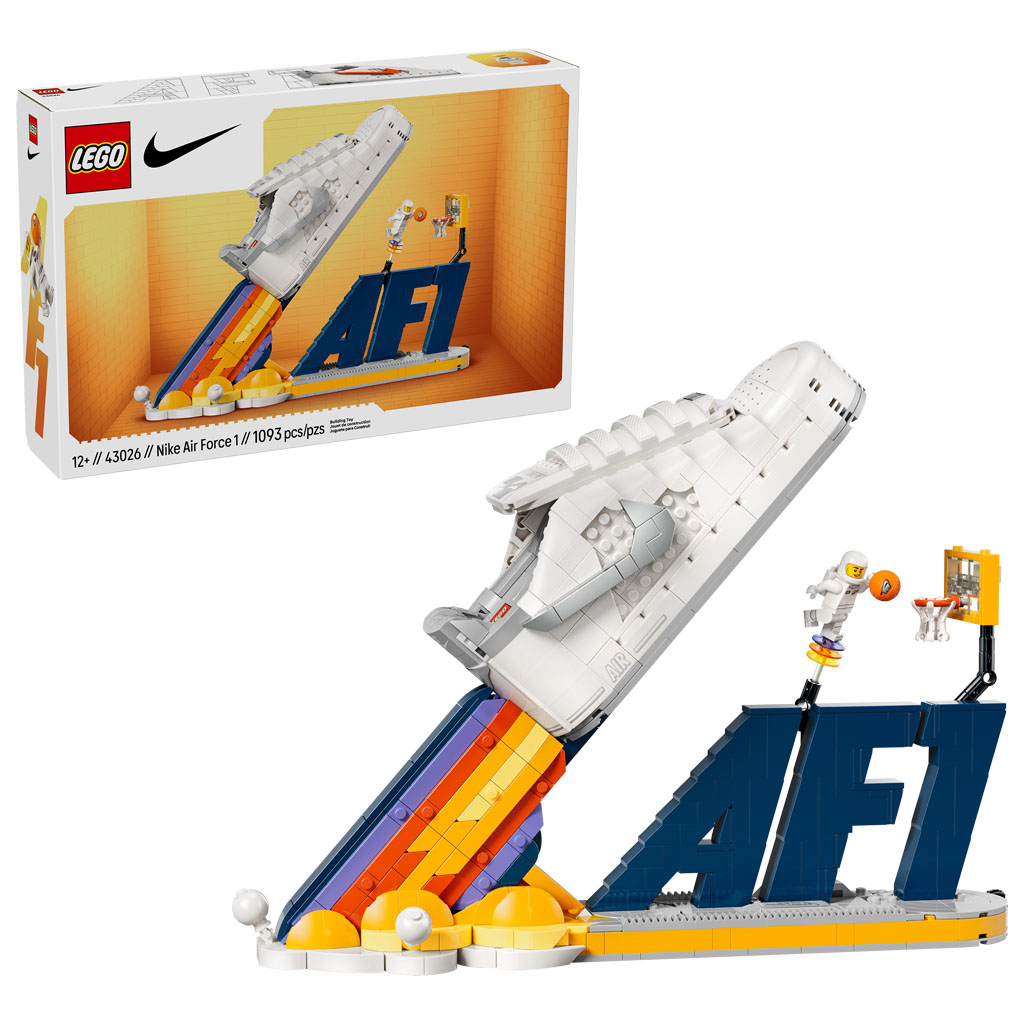 LEGO anunță spectaculosul set Nike Air Force 1 x LEGO Set (43026) – Un tribut intergalactic pentru cultura streetwear