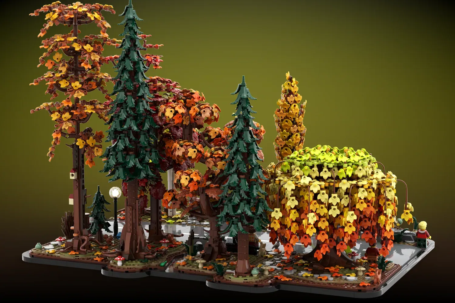 LEGO lansează noi provocări pentru fani: Autumn Forest și The Fountain Place ating pragul de 10.000 de voturi