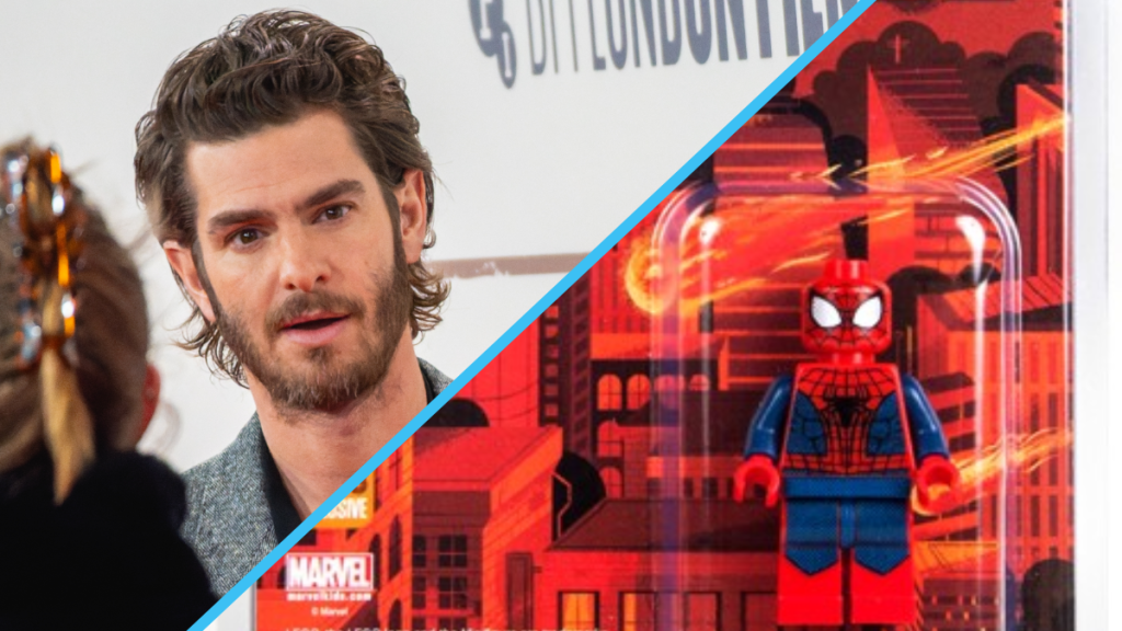 Andrew Garfield și surpriza de 15.000 de dolari: Reacția actorului în fața celei mai rare minifigurine LEGO Spider-Man
