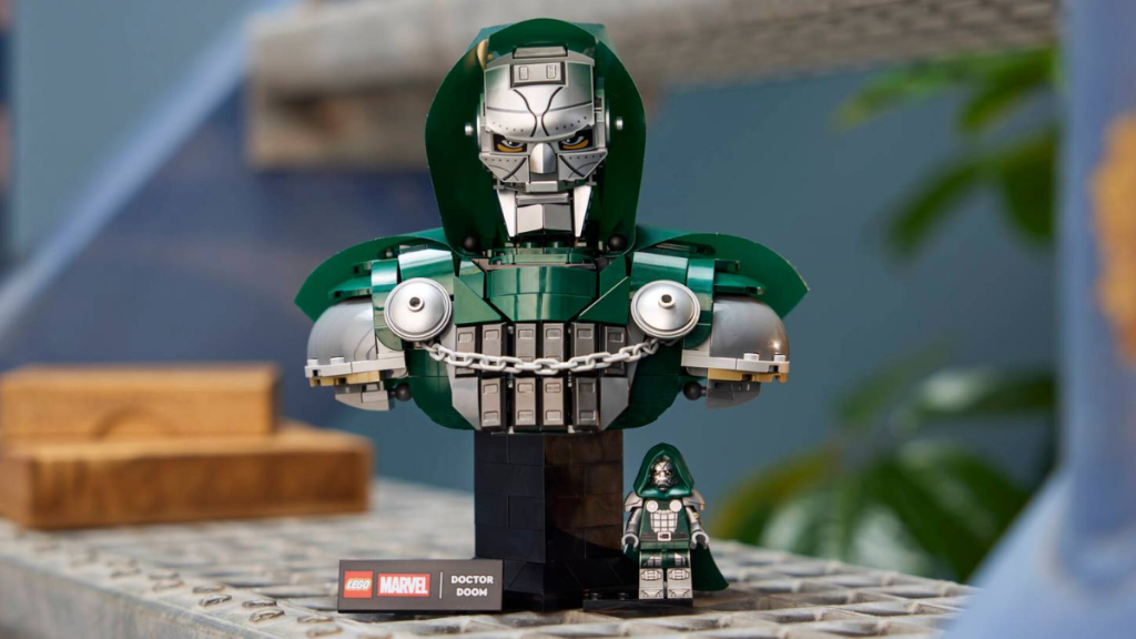 Detalii noi despre colecția LEGO Marvel Avengers: Doomsday și bustul impresionant al lui Doctor Doom