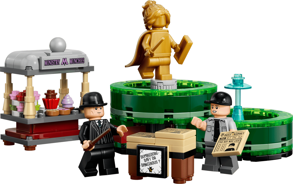 LEGO lansează 40901 Ministry Munchies & The Daily Prophet Stands: O adiție magică pentru fanii Harry Potter