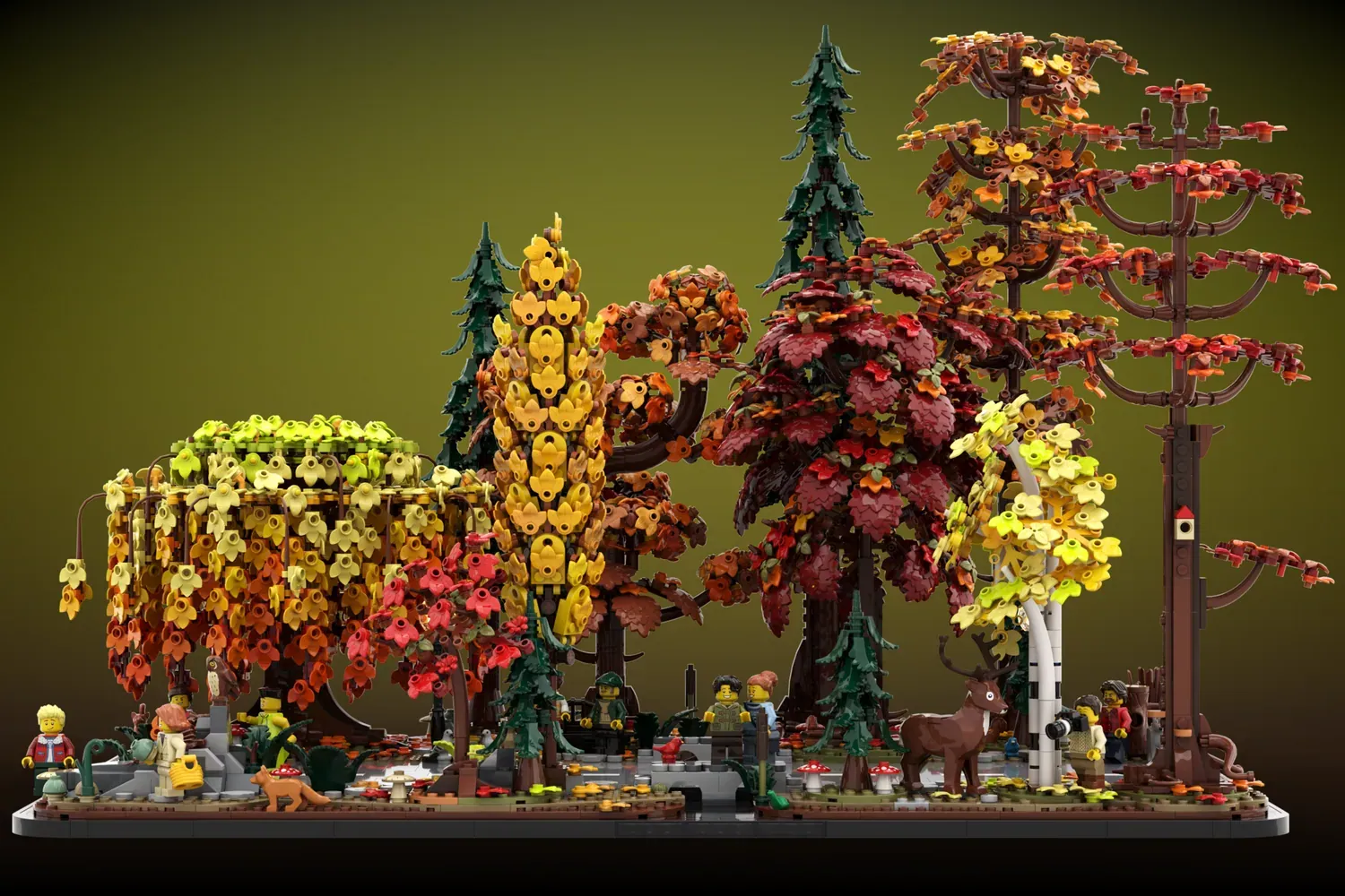 LEGO lansează noi provocări pentru fani: Autumn Forest și The Fountain Place ating pragul de 10.000 de voturi