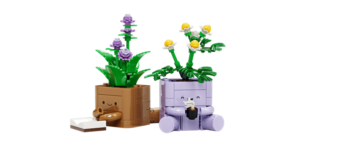 LEGO lansează 10371 Cosy Plants: Viitorul fascinant al plantelor cu personalitate din gama Botanicals