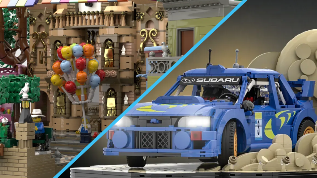 Noi proiecte LEGO Ideas: O legendă a raliurilor și o piață mexicană vibrantă ating pragul de 10.000 de voturi
