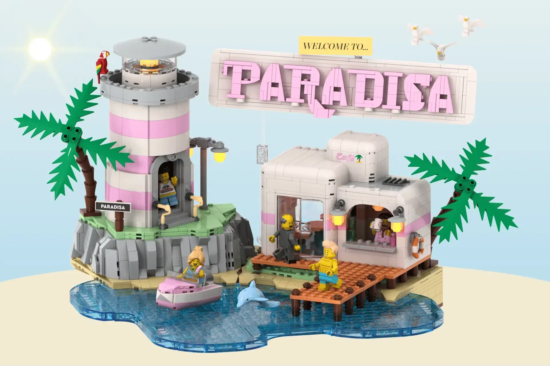 LEGO anunță câștigătorii provocării Ideas Paradisa: O celebrare modernă a esteticii anilor '90