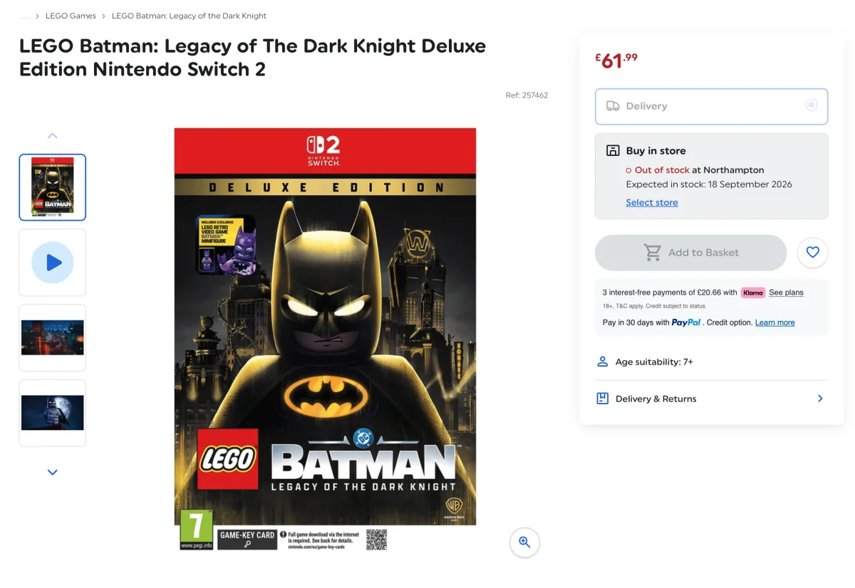 LEGO lansează exclusivitatea 30762 Retro Video Game Batman: O piesă de colecție rară inspirată de era 8-bit
