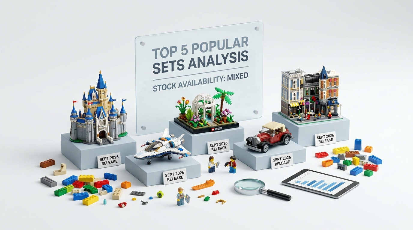 Cele Mai Populare 5 Seturi LEGO din Septembrie 2026: Analiza Stocurilor și Succesul de la Lansare