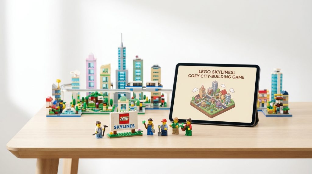 LEGO anunță LEGO Skylines: O nouă experiență relaxantă de construire a orașelor virtuale